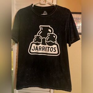 Black acid wash T shirt